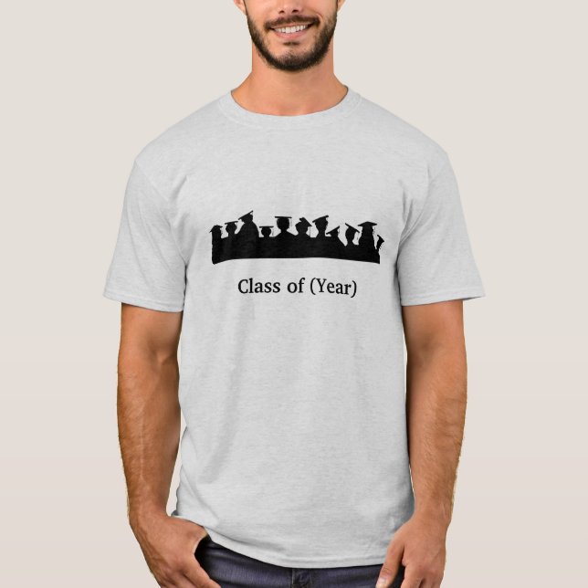 Student Silhouettes Tshirt Anpassa året! Tröja (Framsida)