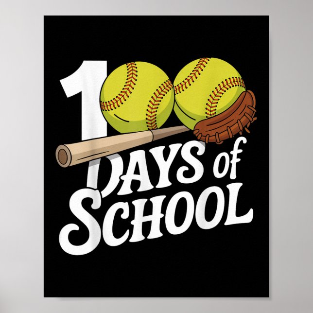 Student skollärare Kids 100 dagar i skolbussar Poster (Framsidan)