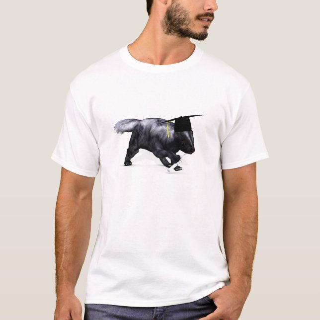 Student Skunk T Shirt (Framsida)