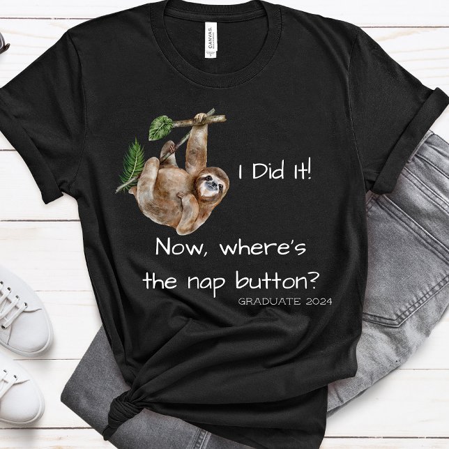 Student Sloth School Univesity Studenten 2025 T Shirt (Skapare uppladdad)