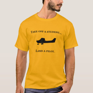 Student som lotsar skjortan tee shirt
