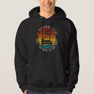 Student Studenten I kan jag gå tillbaka för att va Hoodie