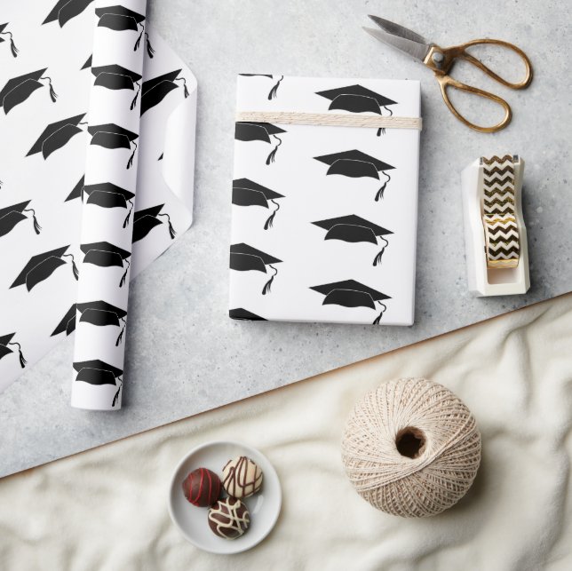 Student Studentmössa Mönster Presentpapper (Hantverk)