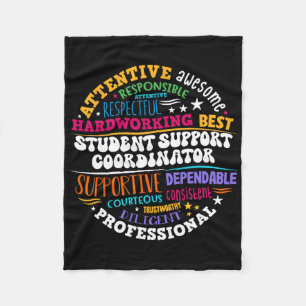 Student Support Coordinator uppskattningsdag tillb Fleecefilt