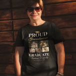 Student T-Shirt: Proud Grandmamma T Shirt<br><div class="desc">Studenten morma t-shirt med en studenter-pantarboard,  fem foton av ditt barnbarn,  ordspråket "student stolta mormor",  deras namn,  ställe av studieåret och klassår.</div>