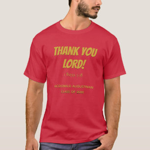 Student TACK LORD Anpassningsbar Keepsaké Studente T Shirt