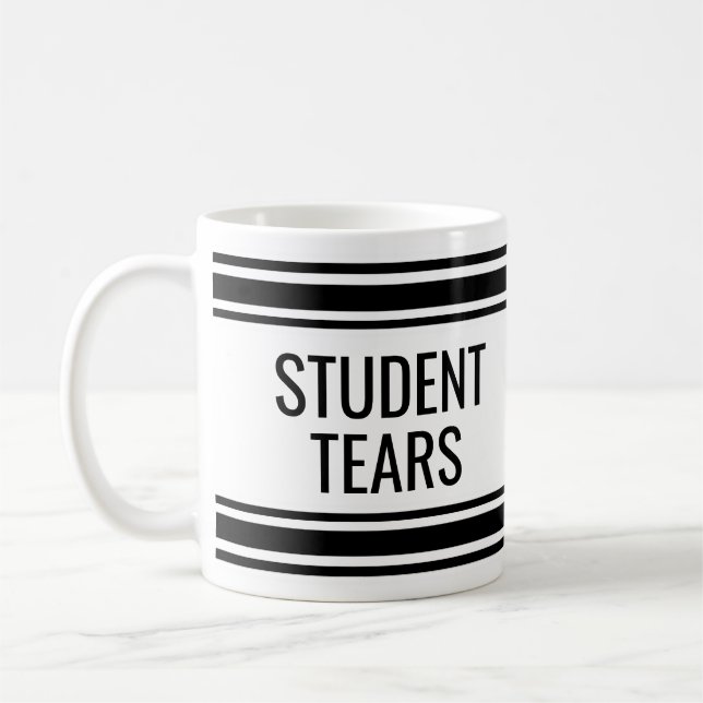 Student Tårar - Lärare Classroom Decor Kaffemugg (Vänster)