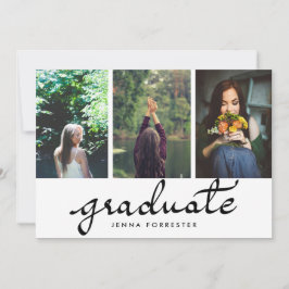 Student Typografi Tre foton, Studentfest Inbjudningar