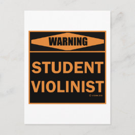 Student Violinist Vykort
