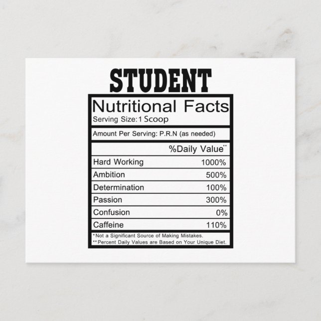 Student Vykort (Framsida)