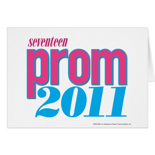 Studentbal 2011 - Aqua Hälsningskort (Framsidan Horizontal)