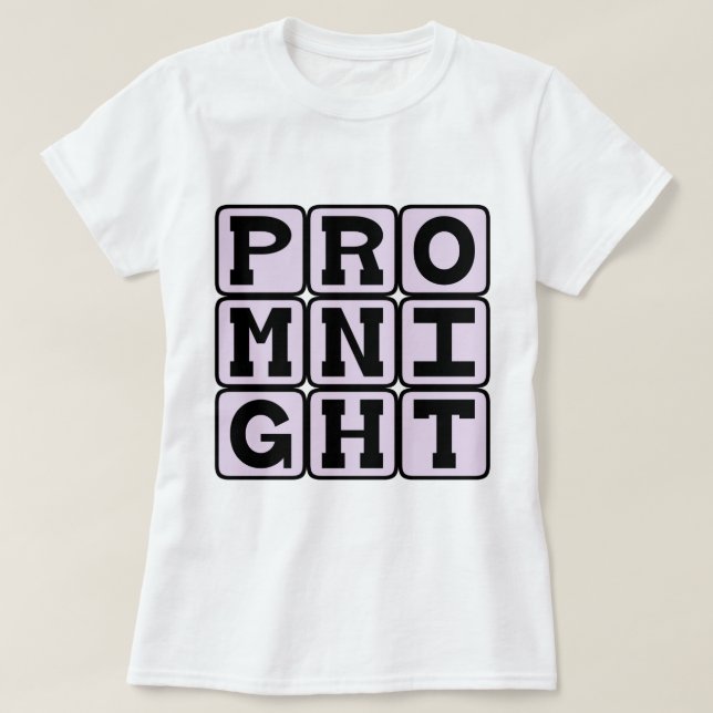 Studentbal, Gymnasiefest Tee Shirt (Design framsida)