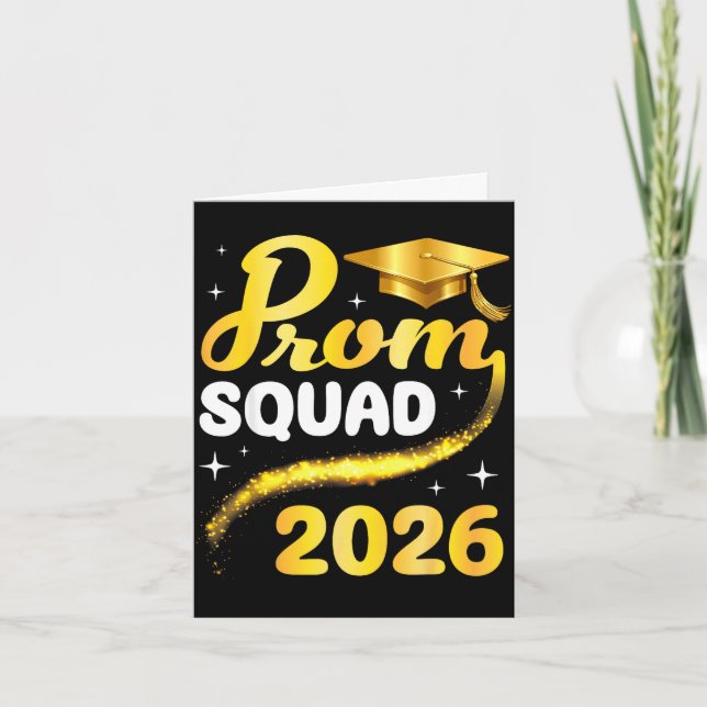 Studentbalen 2026 avgångsklass på skolanP Kort (Framsida)