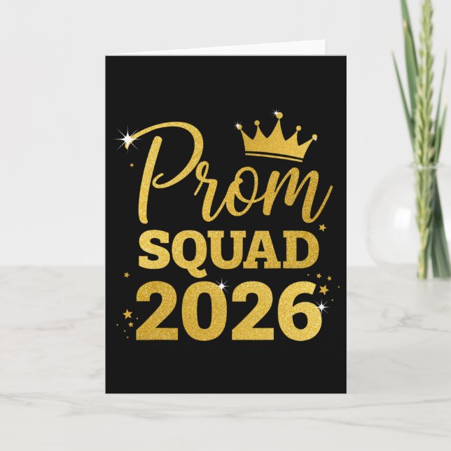 Studentbalen Examensklass 2026  Kort (Framsida)