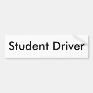 Studentchaufför Bildekal