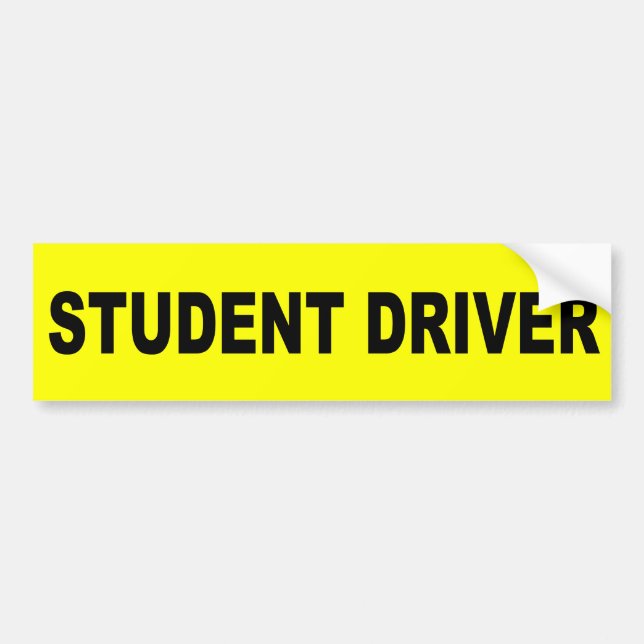 STUDENTCHAUFFÖR BILDEKAL (Framsidan)