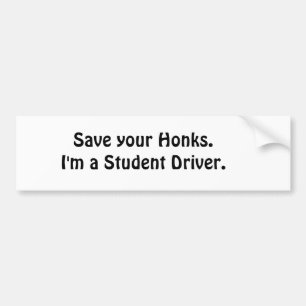 Studentchaufförbildekal Bildekal