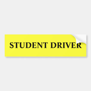 Studentchaufförbildekal Bildekal