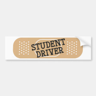 Studentchauffören förbinder bildekal