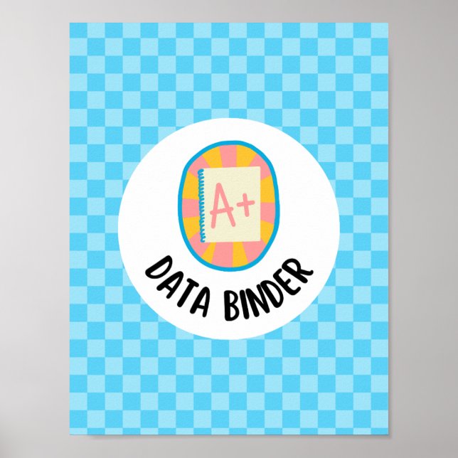 studentdatabinderns titelsida insats poster (Framsidan)