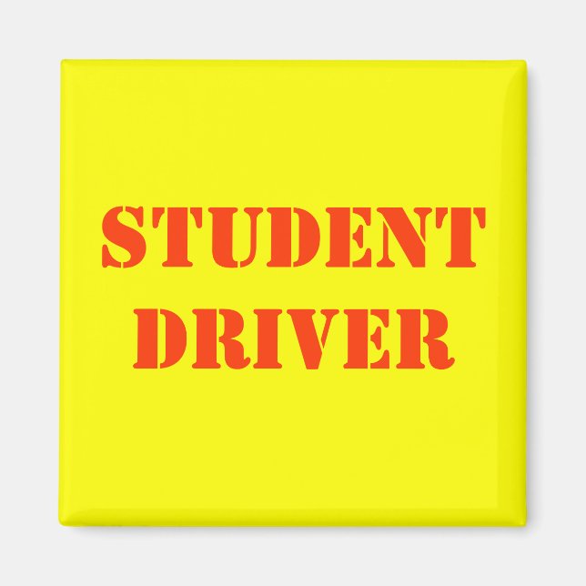 STUDENTDRIVER MAGNET (Framsidan)
