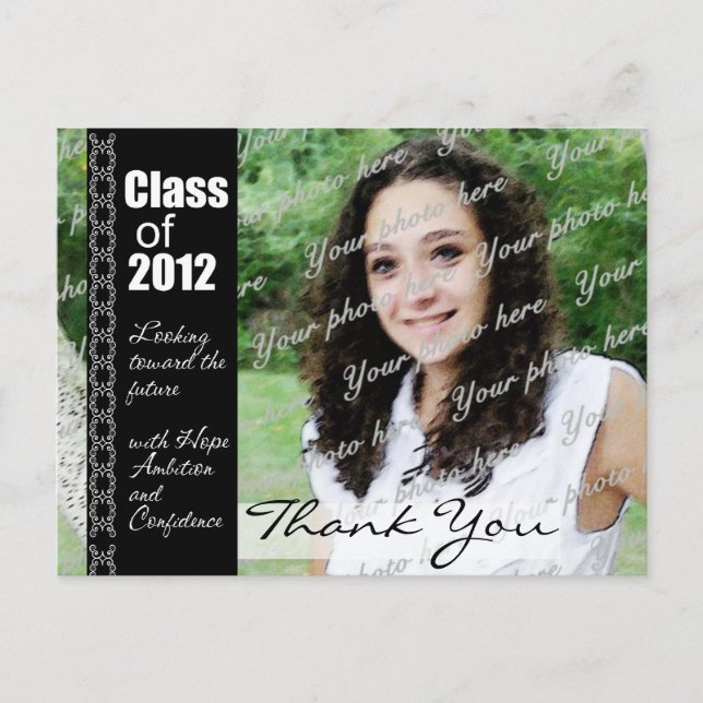 Studenten 2012/ Foto Meddelande Vykort (Framsida)