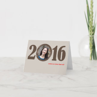 Studenten 2016 Notecard Tack Kort