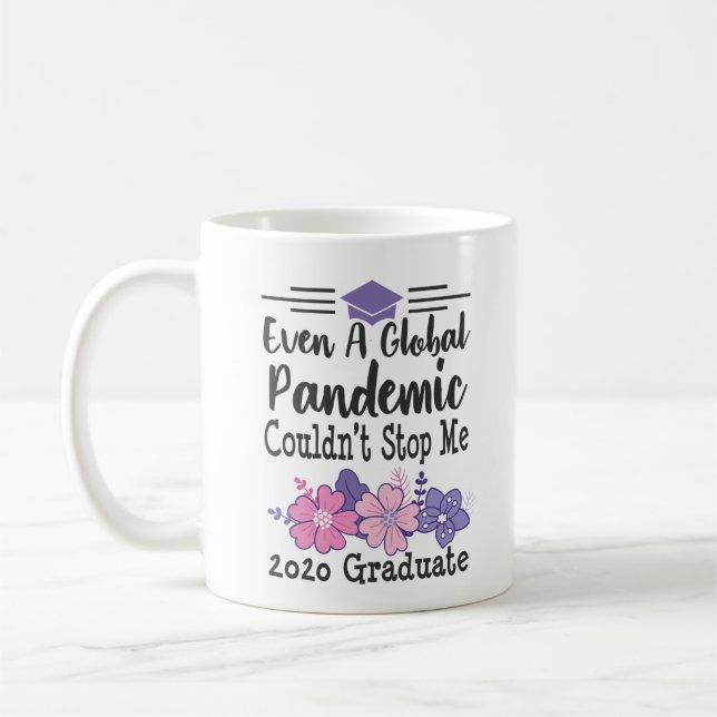 Studenten 2020 Masters PhD Doctorate College Gift Kaffemugg (Vänster)
