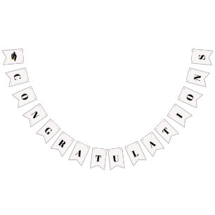 Studenten 2024 Grattis Grad Cap Vimplar