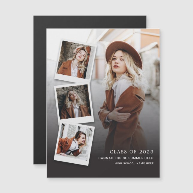 Studenten 2024 Multi Photo Grad-meddelande (Fram/baksida)