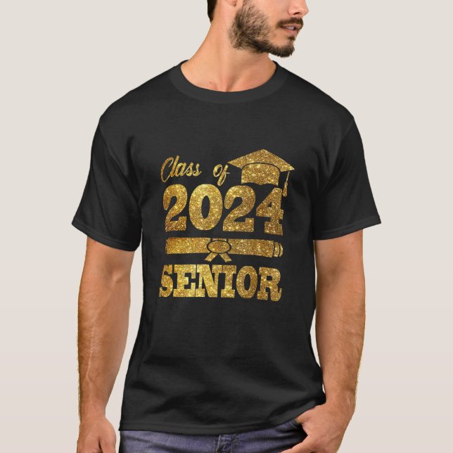 Studenten 2024 S klass 2024: 2024 års gymnasium T Shirt (Framsida)