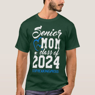 Studenten 2024 Seniorgåvor Rolig Senior Mamma 3 T Shirt