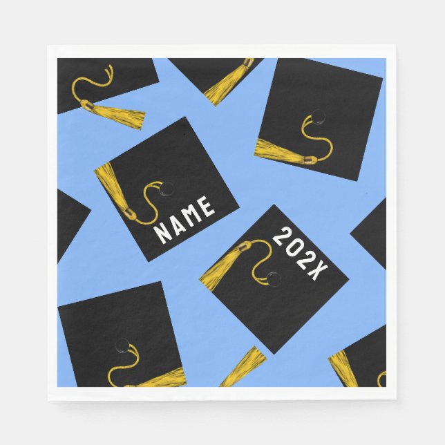 Studenten 2025 Blue Pappersservett (Framsidan)