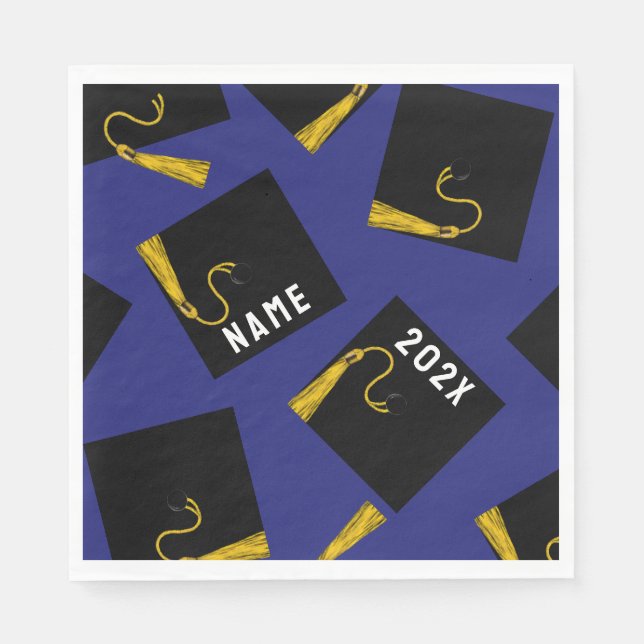 Studenten 2025 Blue Pappersservett (Framsidan)