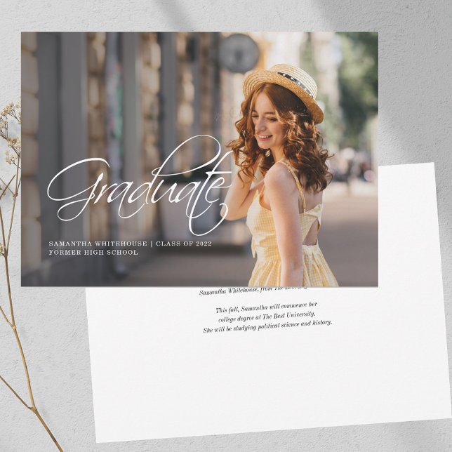 Studenten 2025 Foto Meddelande (Graduation 2025 Photo Announcement)