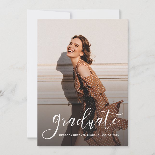 Studenten 2025 Foton och skript Grad Meddelande (Framsida)