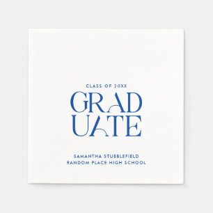 Studenten 2025 Grad Party Papper Pappersservett