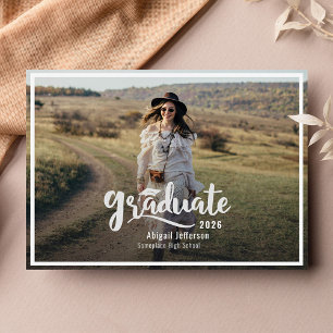 Studenten 2025 Grad Photo Meddelande