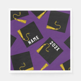 Studenten 2025 Lila Pappersservett