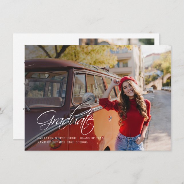 Studenten 2025 - meddelande om fotografier (Fram/baksida)