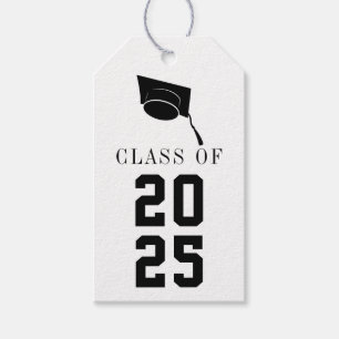 Studenten 2025 - minimalistisk modern grad presentetikett