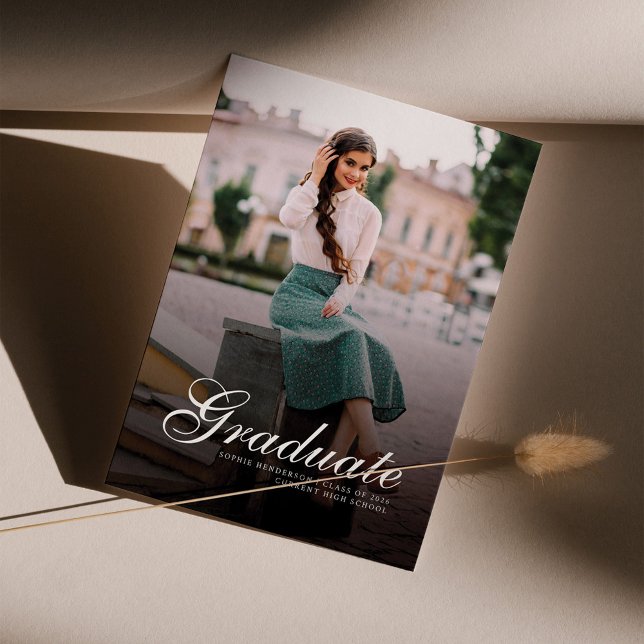 Studenten 2025 Modern fotograd-meddelande Meddelande (Skapare uppladdad)