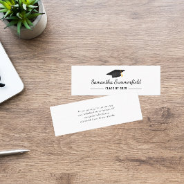 Studenten 2025 Modern Namn Mini Visitkort