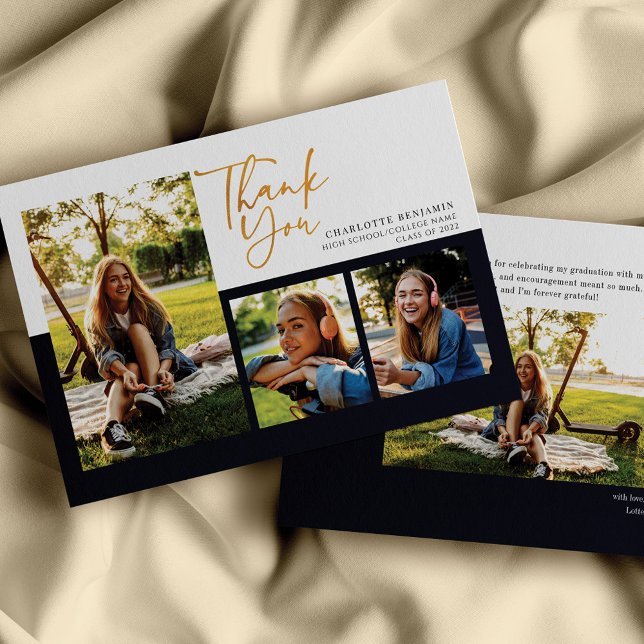 Studenten 2025 Modern Student Tack Kort (Skapare uppladdad)