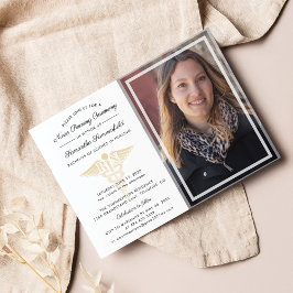 Studenten 2025 Nurse Pinning Ceremony Photo Inbjudningar