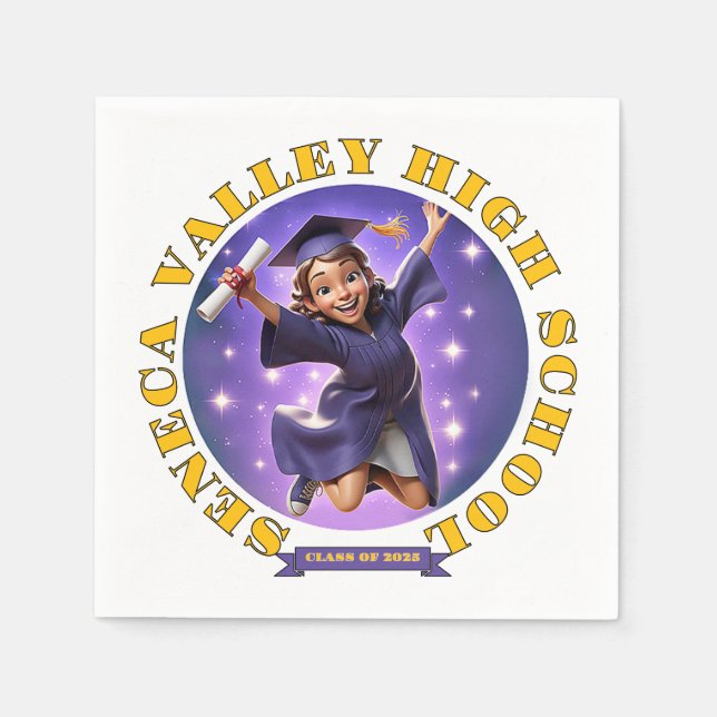 " STUDENTEN 2025 " PAPPERSSERVETT (Framsidan)