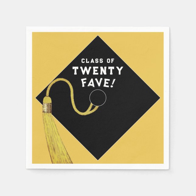 Studenten 2025 Party ljusblå blått Pappersservett (Framsidan)