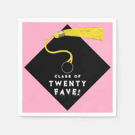 Studenten 2025 Party Rosa Pappersservett