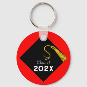 Studenten 2025 Red Keepsaké Nyckelring