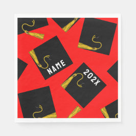 Studenten 2025 Red Pappersservett